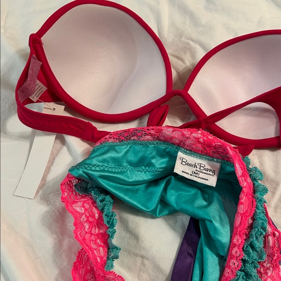 Beach bunny wild wonderland bottoms & bandeau top - Picture 4 of 4